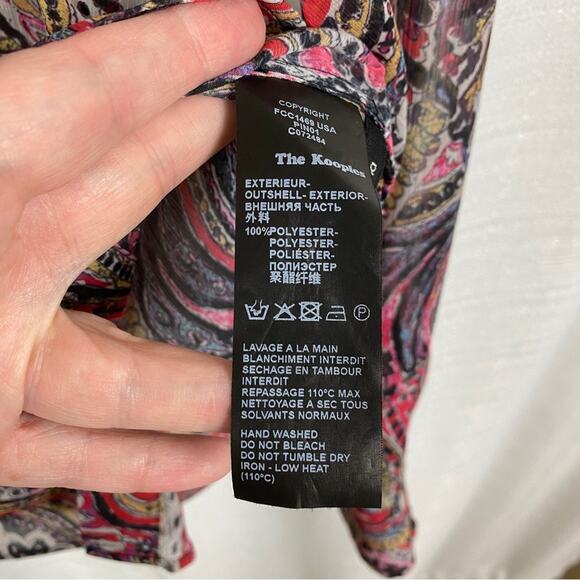 The Kooples Multicolor Paisley Blouse - Picture 10 of 11